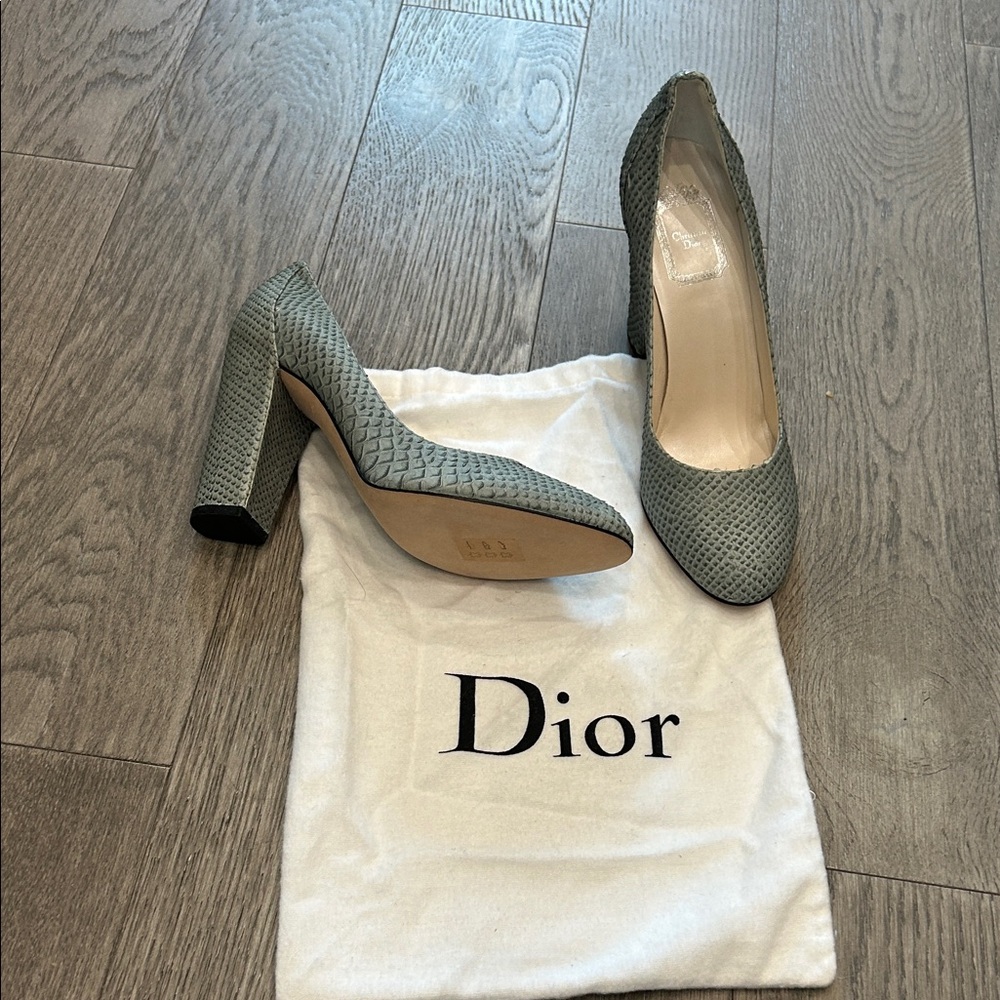 Nwot Dior Women's Textured  Heels